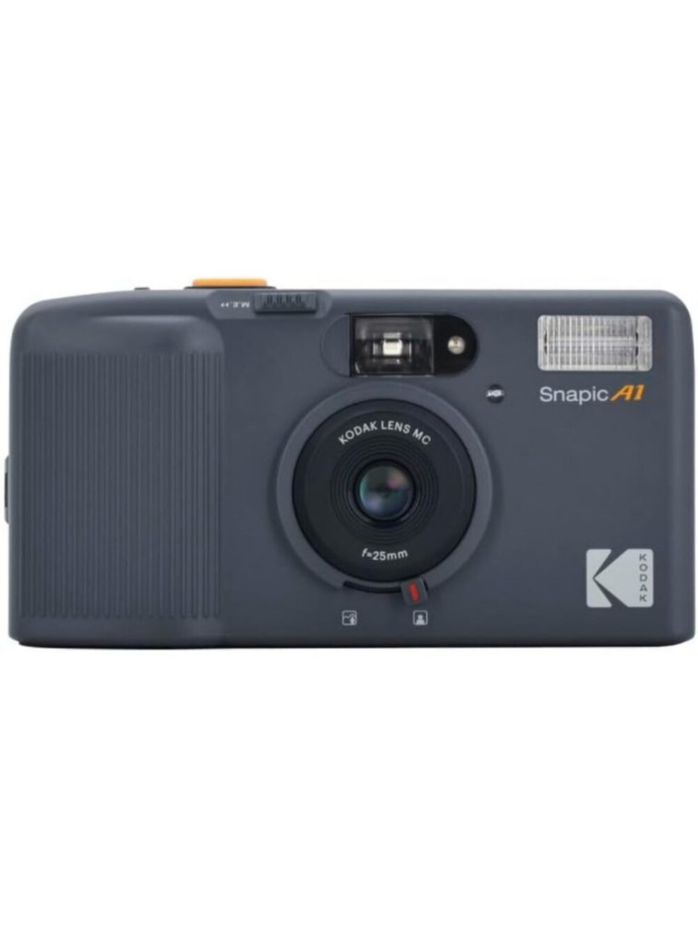 Reusable 35mm Film Camera, Lightweight Compact Design, 2-Zone Focus, Rhino Grey